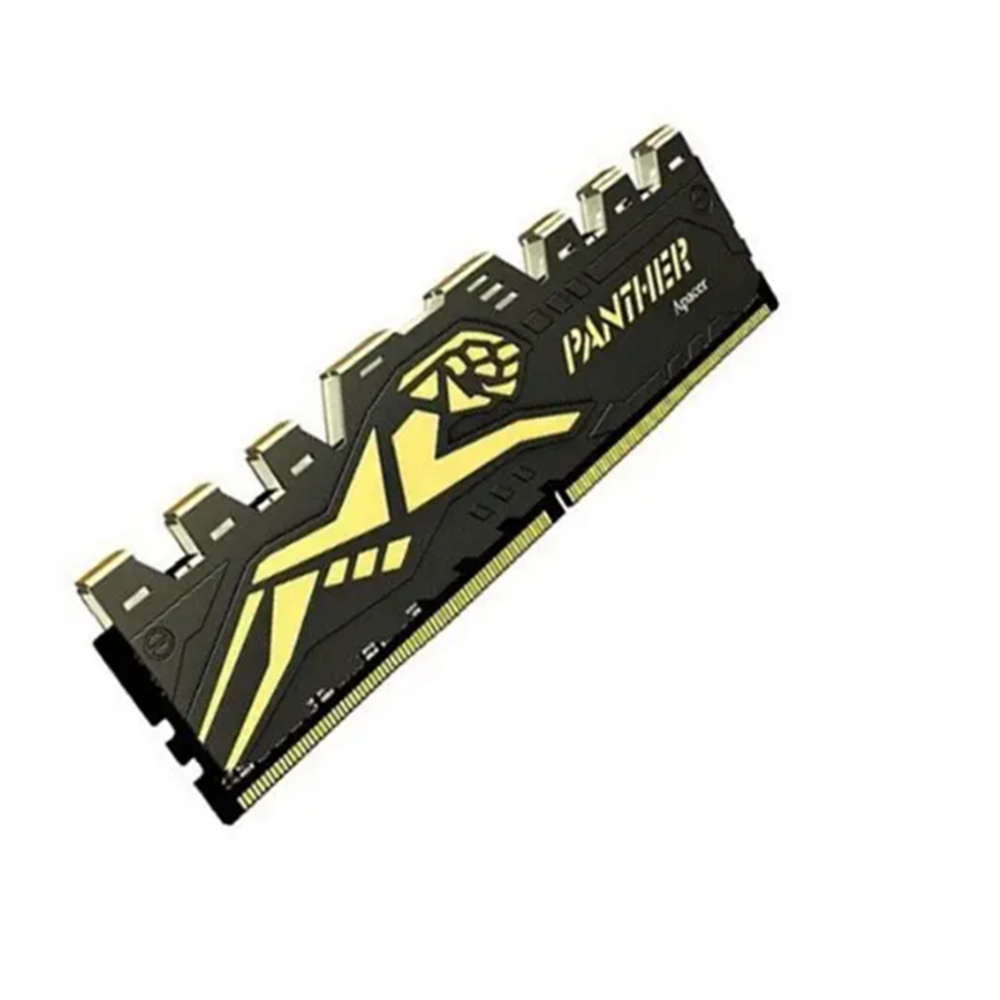 Apacer Panther Black-Gold 8GB (1x8GB)3200MHz CL16 DDR4 Gaming Ram