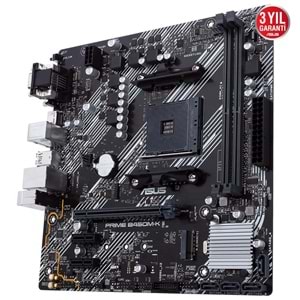 ASUS PRIME B450M-K II 4400MHz (OC) DDR4 SOKET AM4 D-Sub DVI-D HDMI M.2 mATX Anakart