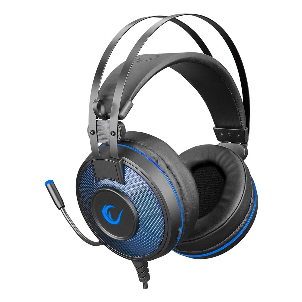 Rampage SN-RW66 ALPHA-X Mavi 7.1 Surround Sound System Mikrofonlu Oyuncu Kulaklığı