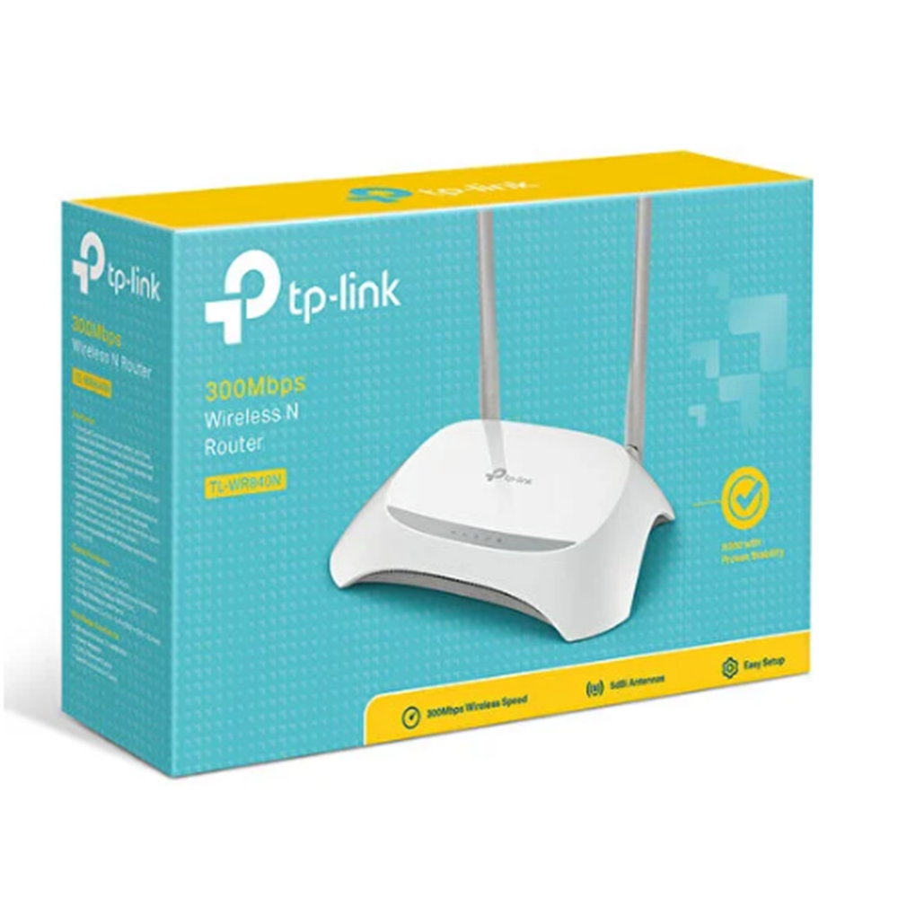 TP-Link TL-WR840N, 300 Mbps Kablosuz 4 Portlu Menzil Genişletici/Access Point/Router