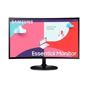 Samsung LS24C360EAUXUF S3 4ms Kavisli (Curved) Hdmı + Vga , Free sync ,va , Gaming Monitör LED MONITOR
