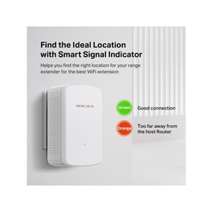Mercusys ME10, N300 Mbps, 1× 10/100 Ethernet Bağlantı Noktası, Dahili Access Point Modu, Tek Tuşla Kolay Kurulum