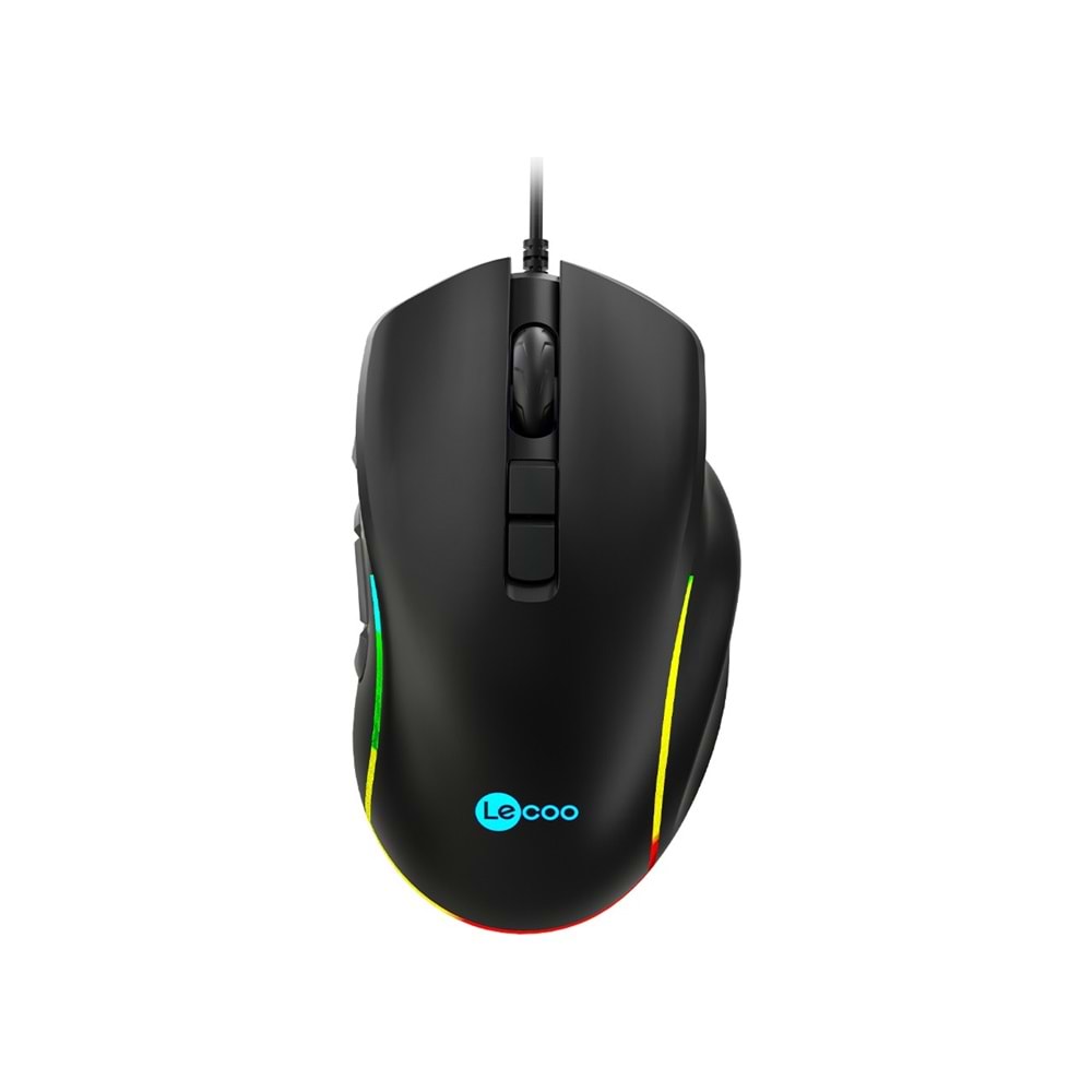 Lenovo Lecoo MS140 10 Tuş 6400 DPI Optik RGB Kablolu Gaming (Oyuncu) Mouse