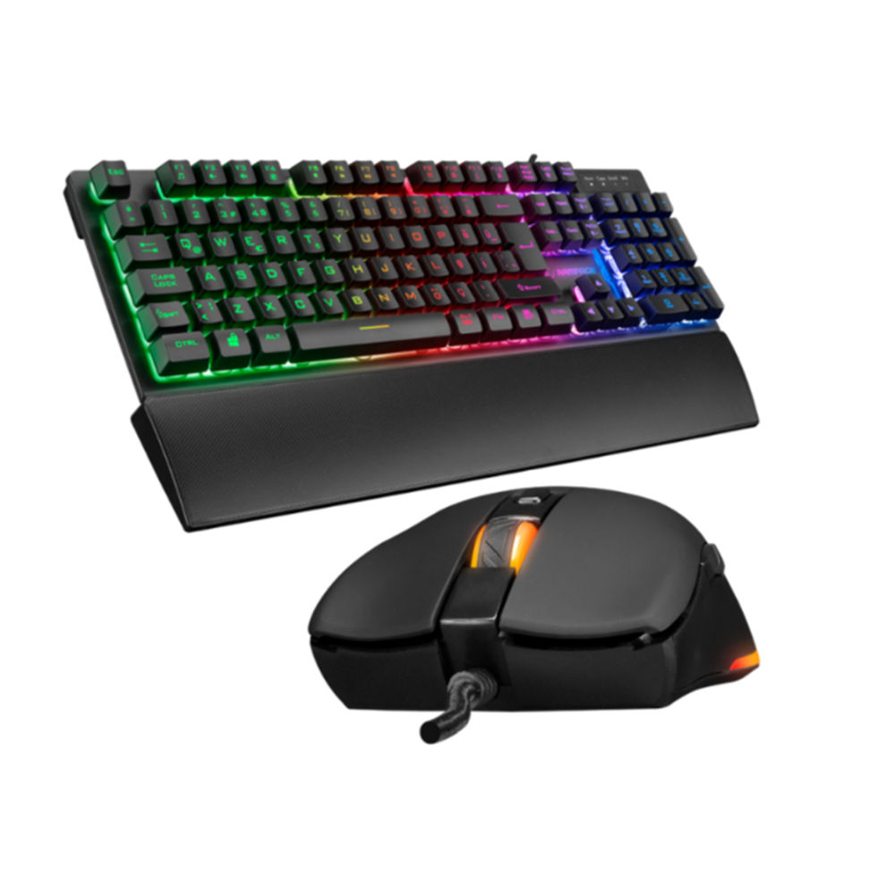 Rampage KM-RX7 Fortuna Rainbow TR Q 8 Tuş 6400 DPI Klavye Mouse Set
