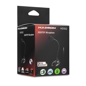 HADRON HD-562 PC MASA ÜSTÜ MİKROFONU AUX 3.5MM