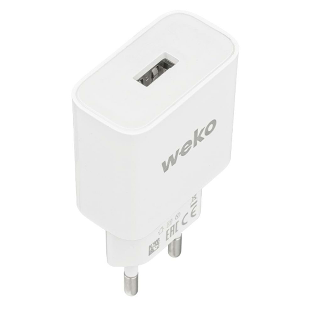 WEKO WK-21436 M7 2.1 AMPER ŞARJ BAŞLIK ADAPTÖRÜ + MICRO USB KABLO