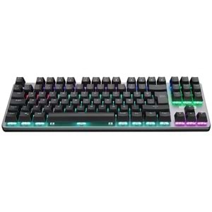Altec Lansing ALGK8404GR Siyah/Gümüş Red Switch Rainbow 87 Tuşlu Süper Kompakt Mekanik Gaming (Oyuncu) Klavye