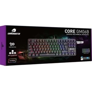 GameBooster GM06B Plus Rainbow Aydınlatmalı TKL Mekanik Red Switch Oyuncu Klavyesi