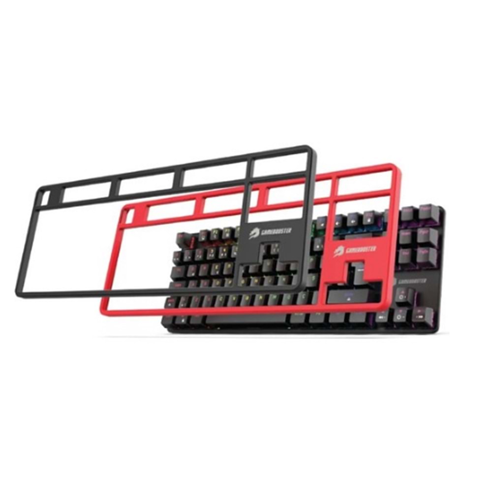 GameBooster GM06B Plus Rainbow Aydınlatmalı TKL Mekanik Red Switch Oyuncu Klavyesi