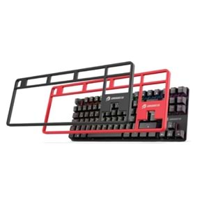 GameBooster GM06B Plus Rainbow Aydınlatmalı TKL Mekanik Red Switch Oyuncu Klavyesi
