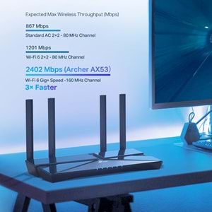 TP-LINK Archer AX53 AX3000 Çift Bant Gigabit Wi-Fi 6 Router