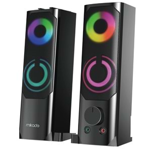 Mikado MD-S102 Siyah 2X3W Kablolu Ses Sistemi