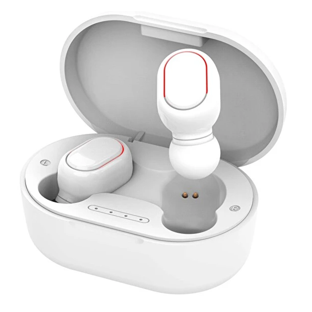 Asonic AS-TWS7S Beyaz Mobil Telefon Uyumlu Bluetooth TWS AirPods Mikrofonlu Kulaklık