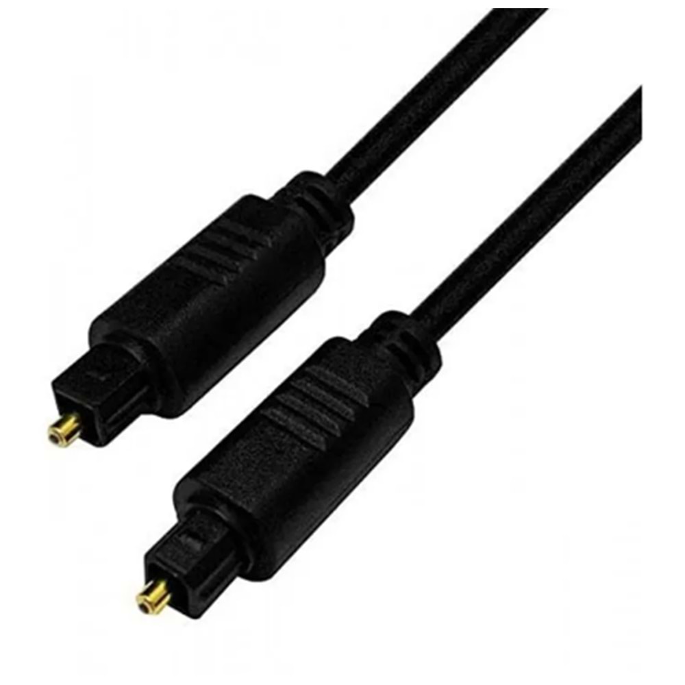 MAXGO Fiber Optik Ses Kablosu Kablo 0.60M Metre Dijital Altın Uçlu 2167