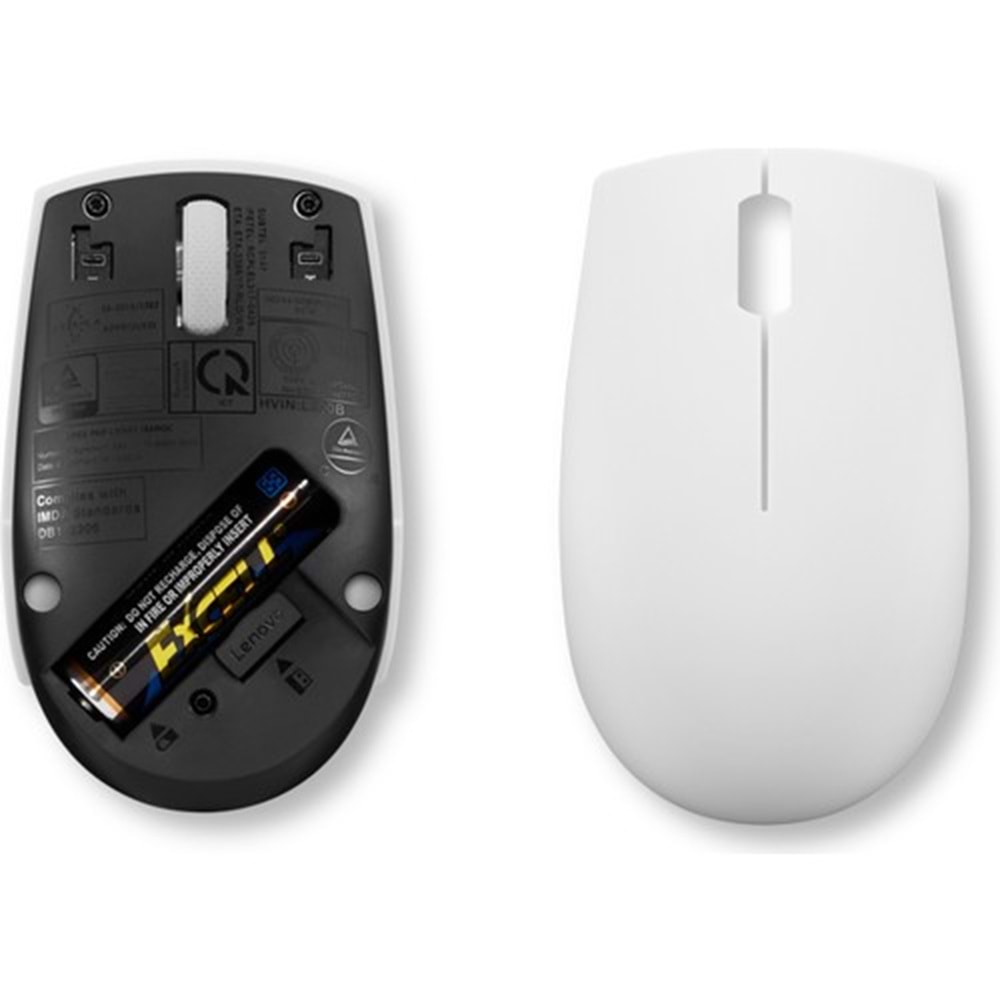 Lenovo 300 Wireless Compact Mouse Bulut Grisi (Piller Dahil) GY51L15677