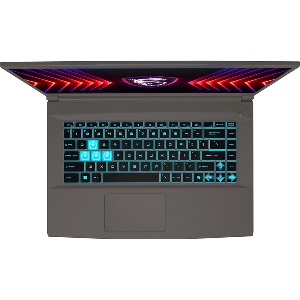 MSI THIN 15 B12VE-1626XTR Intel Core i5 12450H 16GB 512GB SSD RTX4050 Freedos 15.6