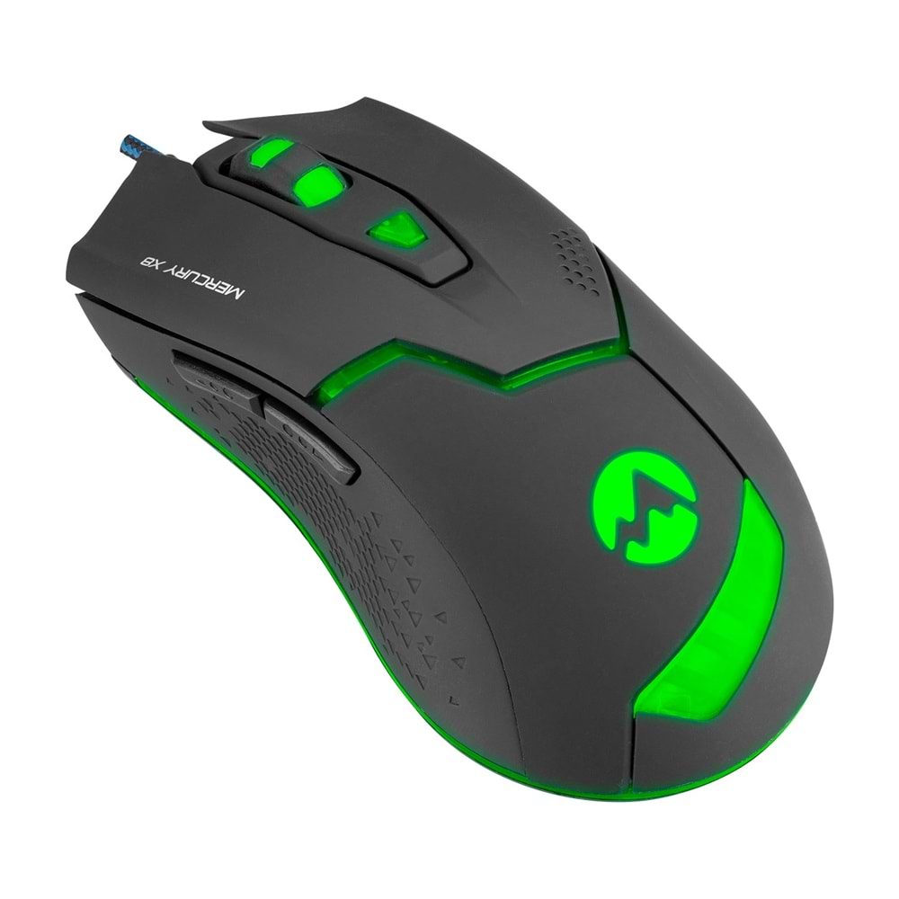 Everest Mercury X8 Usb Siyah 6D Optik Oyun Mouse