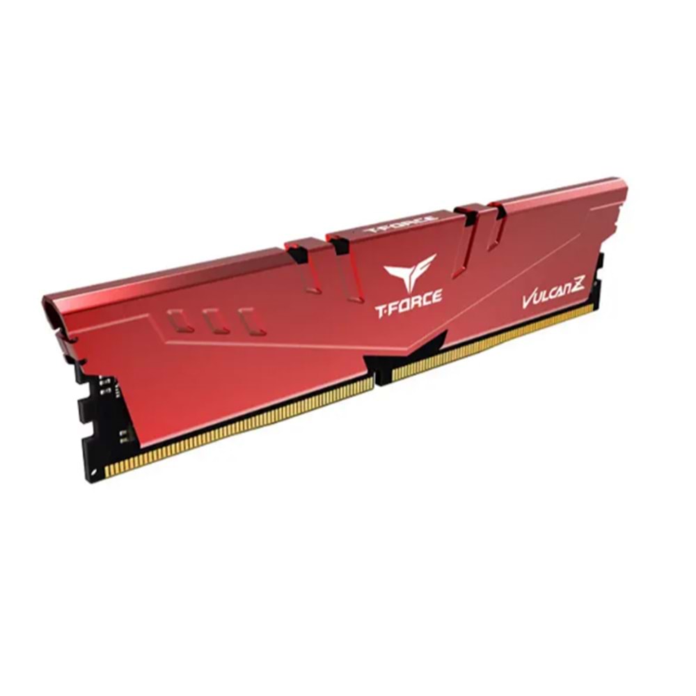 Team T-Force Vulcan Z Red 16GB (1x16GB) 3200MHz CL16 DDR4 Gaming Ram (TLZRD416G3200HC16F01)