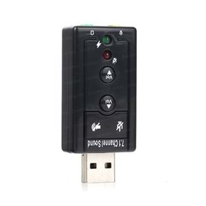 Dark Usb2.0 7.1 Stereo Ses Efektli Ses Kartı (Windows Ve Mac Destekli)(DK-AC-USC71)