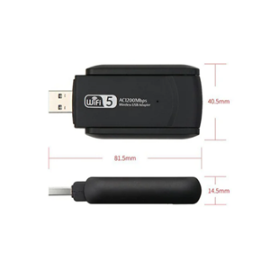 Gomax AC1200 Mbps Dual Band USB 3.0 Kablosuz Wi-Fi Alıcı Adaptör