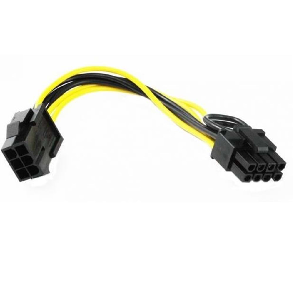 Pcie 8 Pin (6+2) Pci-e Ekran Kartı Power Güç Çevirici Dönüştürücü Adaptör 4295