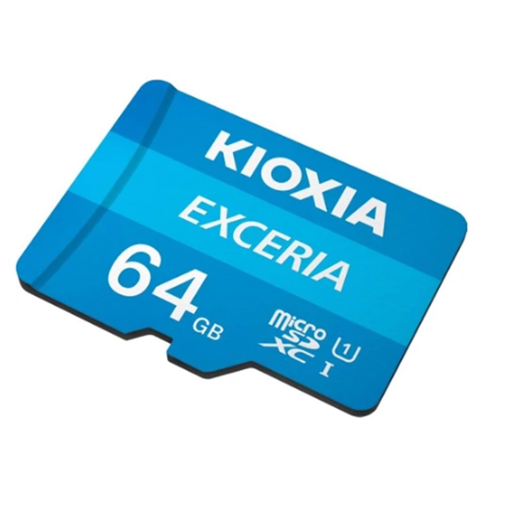 Kioxia 64GB Exceria Micro SDXC UHS-1 C10 100MB/sn Hafıza Kartı