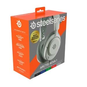 SteelSeries Arctis Nova 1 White 61607 Mikrofonlu Beyaz Kablolu Gaming (Oyuncu) Kulaklık
