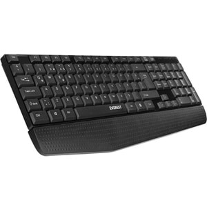 Everest KB-951U Siyah USB Bilek Destekli Q Standart Ofis Klavye