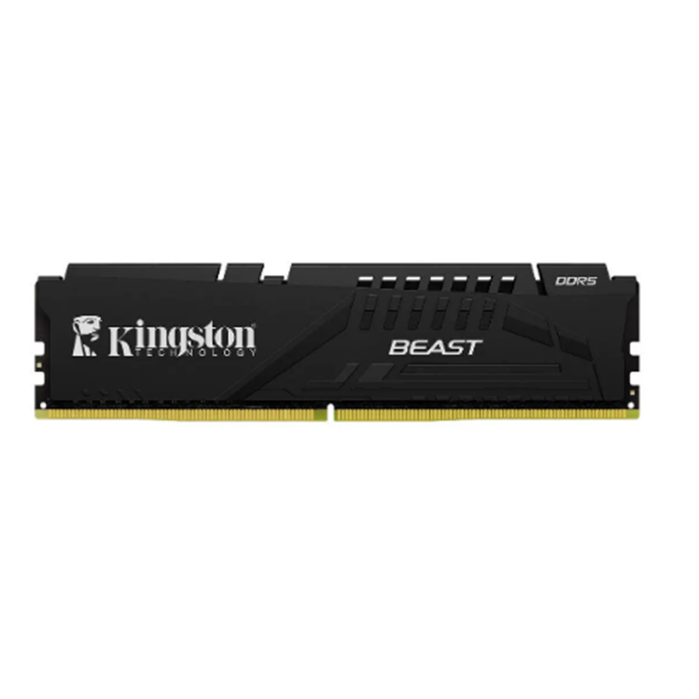 Kingston Beast KF556C36BBE-16TR 16GB (1x16) DDR5 5600Mhz CL36 Siyah Gaming RAM (Bellek)