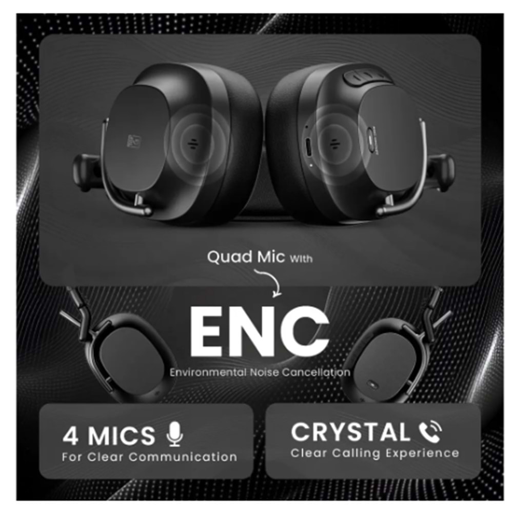 TopG Vox Dynamic Wave ANC Bluetooth Kulaklık (Hardcase Çanta Hediyeli)