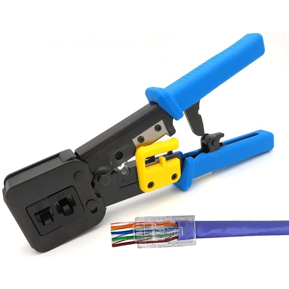Ez Rj45 Rj11 Rj12 Yeni Nesil Konnektör Sıkma Pense Network Sıkma Pensesi 4445