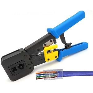 Ez Rj45 Rj11 Rj12 Yeni Nesil Konnektör Sıkma Pense Network Sıkma Pensesi 4445