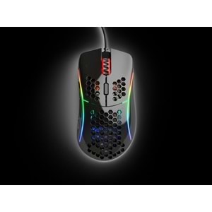 Glorious Model D Kablolu Parlak Siyah RGB Oyuncu Mouse 69Gr