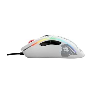 Glorious Model D Kablolu Parlak Beyaz RGB Oyuncu Mouse 69 Gr
