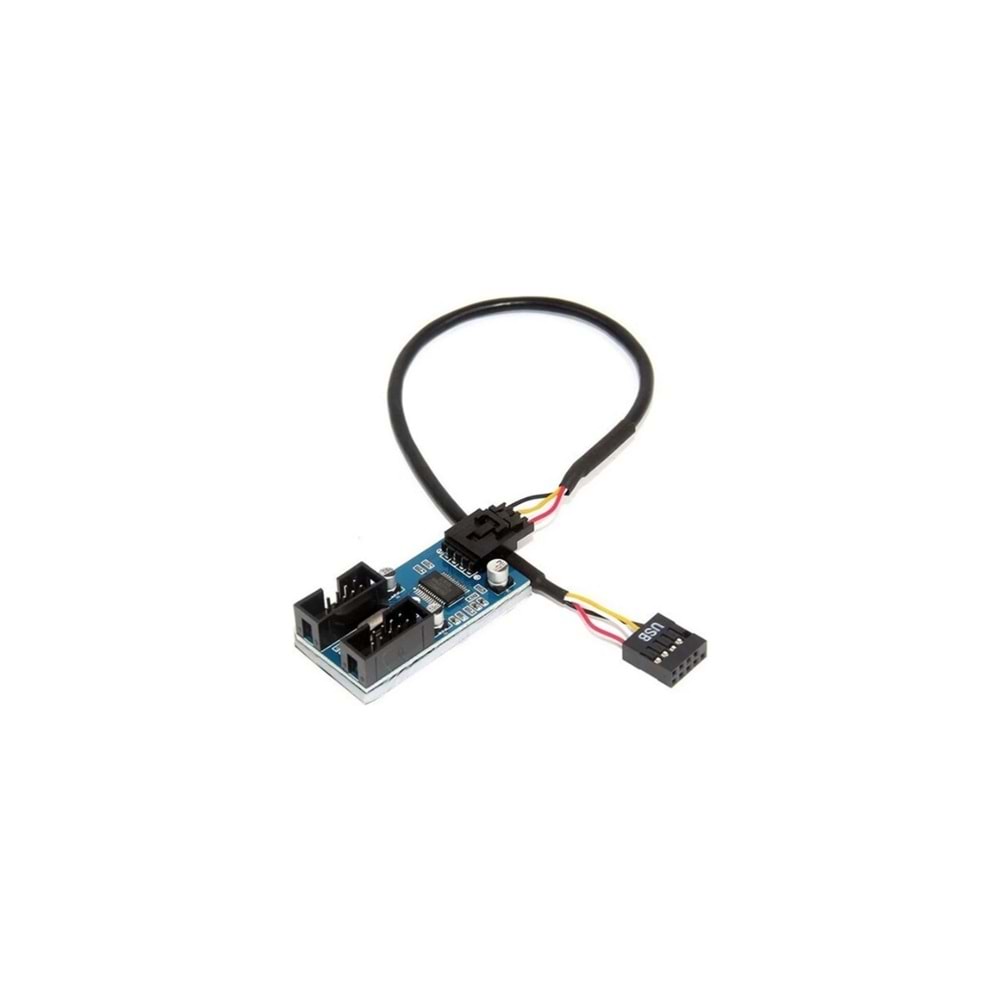 9 Pin Erkek To 4 Port Dişi Usb 2.0 Çoklayıcı Kart