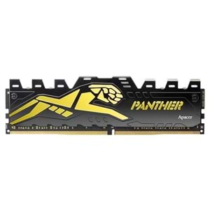 Apacer Panther Black-Gold 32GB (2x16GB) DDR4 3200MHz CL16 Gaming Ram (AH4U32G32C28Y7GAA-2)