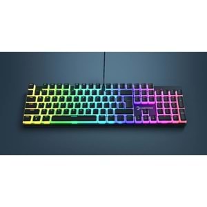 Gamepower Suki Mekanik Kırmızı Switch Puding Keycaps Türkçe Q 104 Tuş USB Gaming Klavye