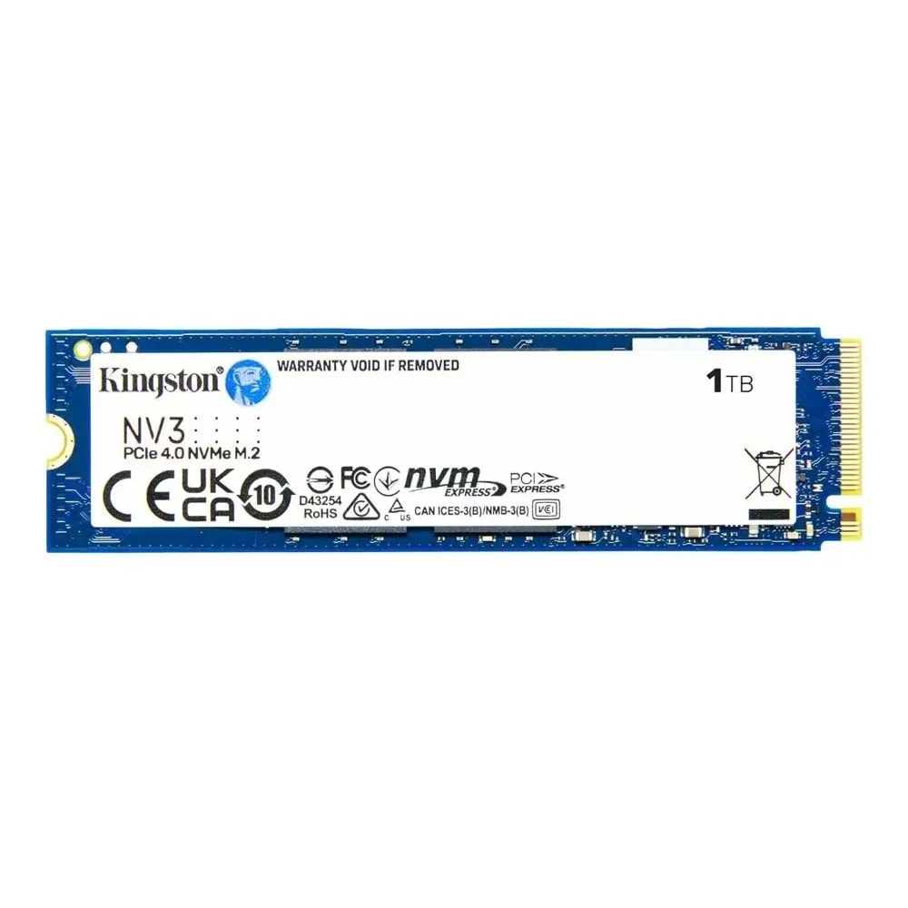 Kingston NV3 SNV3S/1000G 1TB 6000/4000MB/s Gen 4x4 NVMe SSD Disk