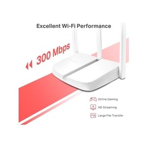 Mercusys MW306R, 300 Mbps, Ebeveyn Denetimleri, All-in-one( Router, Access Point, Range Extender, WISP) Modları , Mobil