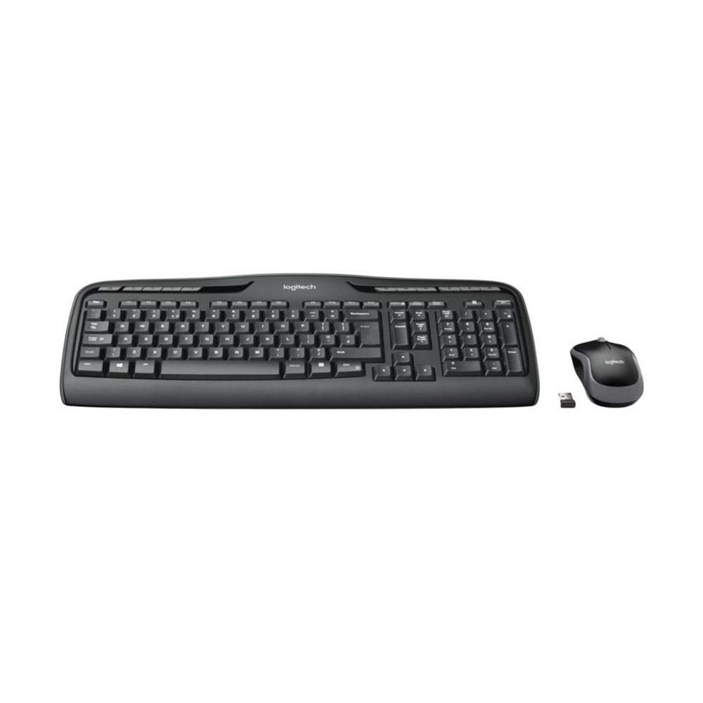 Logitech MK330 Kablosuz Türkçe Klavye Mouse Seti - Siyah