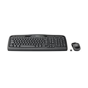 Logitech MK330 Kablosuz Türkçe Klavye Mouse Seti - Siyah