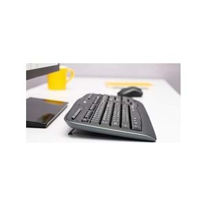 Logitech MK330 Kablosuz Türkçe Klavye Mouse Seti - Siyah