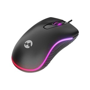 Everest SM-M9 USB Kablolu Siyah 3D Optik LED Mouse