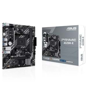 ASUS Prime A520M-R AMD Soket AM4 DDR4 5100MHz mATX Anakart