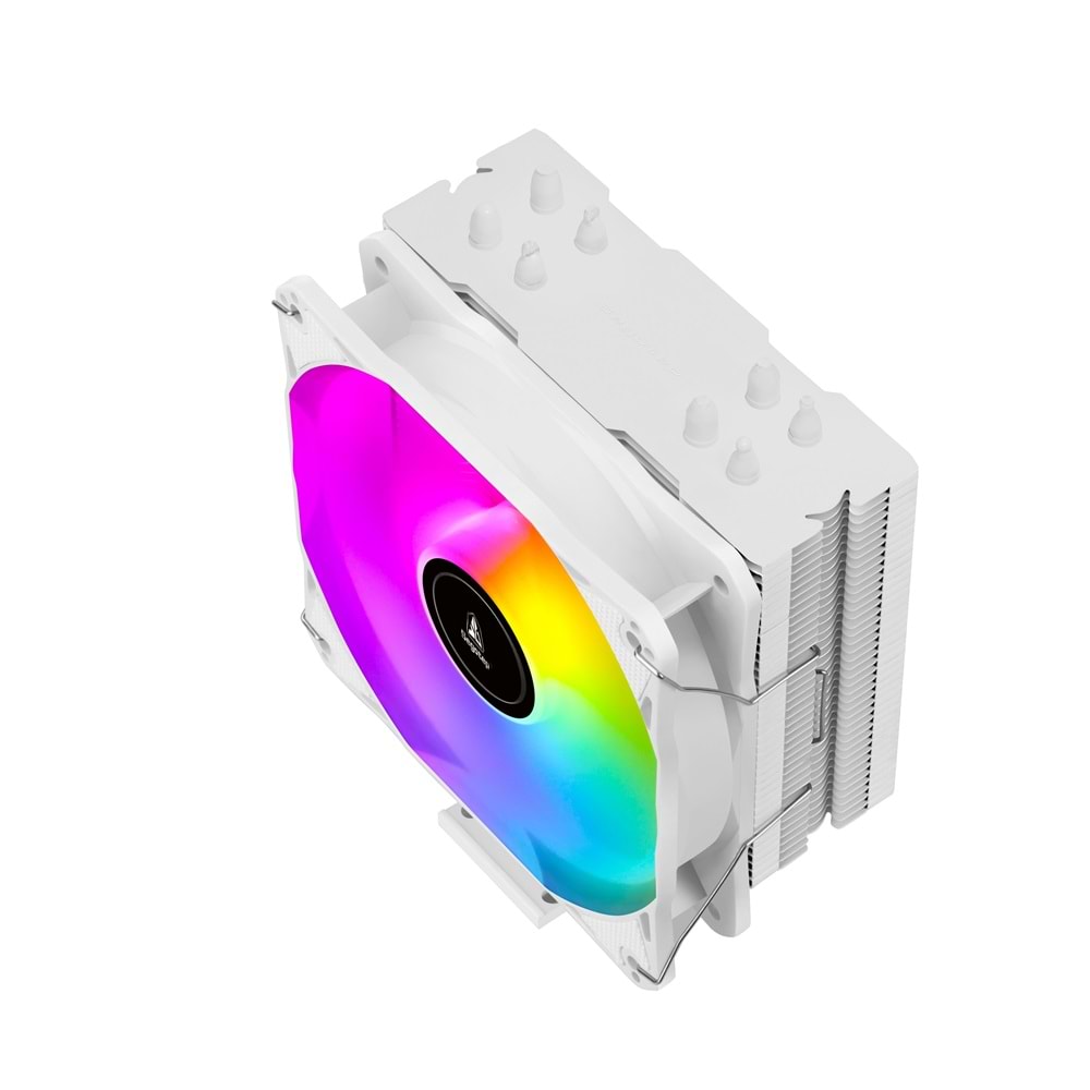 Segotep Frozen Tower T4-W Beyaz 120mm Kule Tipi İşlemci Soğutucu (LGA 1700 Uyumlu)