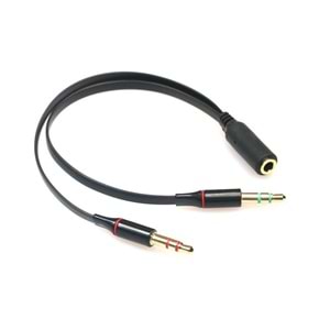 Kulaklık Mikrofon Çevirici Ayırıcı Switch Splitter 3.5mm 4457