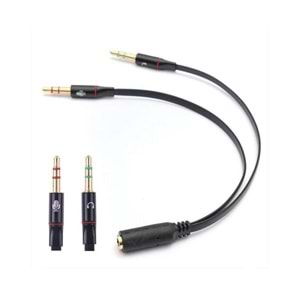 Kulaklık Mikrofon Çevirici Ayırıcı Switch Splitter 3.5mm 4457