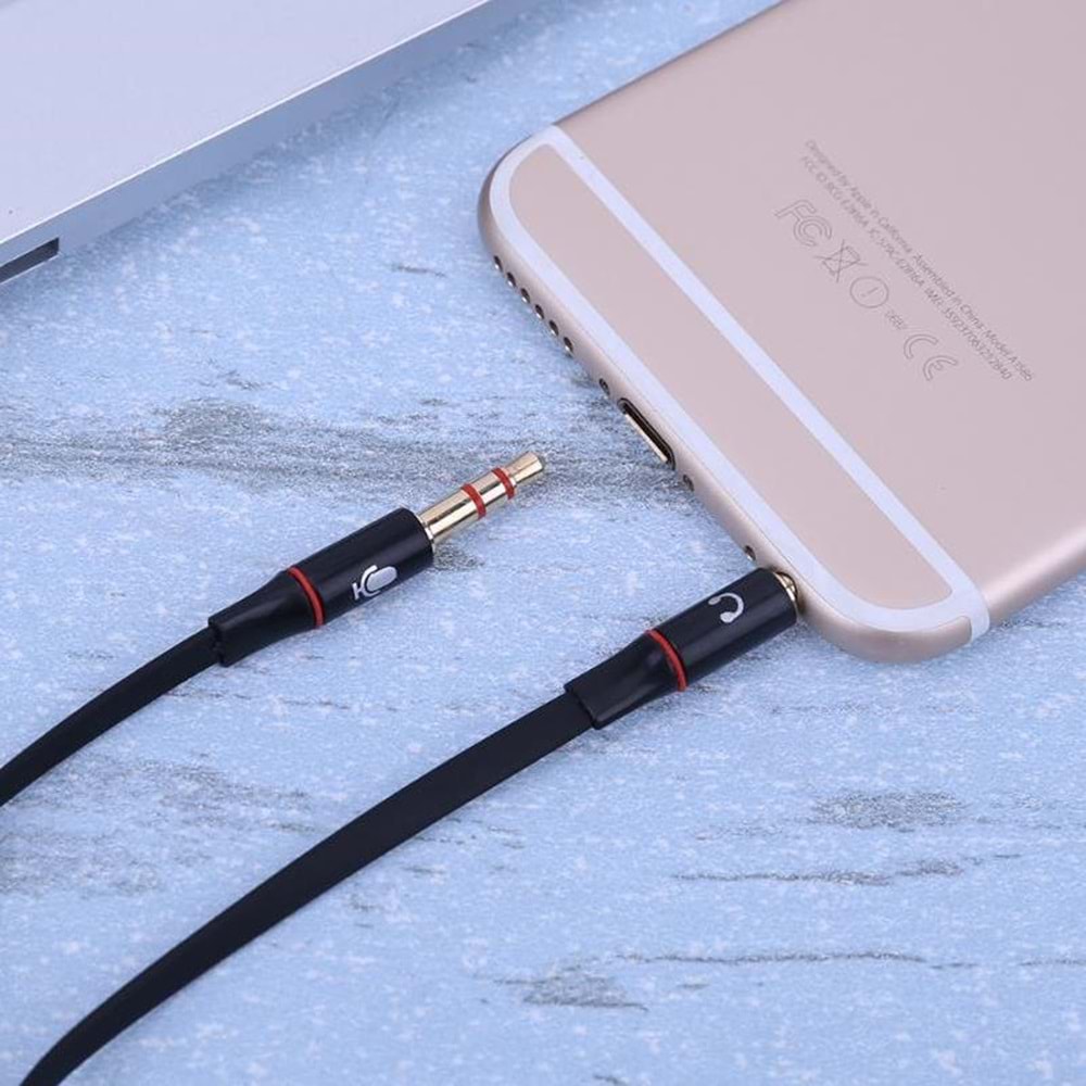 Kulaklık Mikrofon Çevirici Ayırıcı Switch Splitter 3.5mm 4457