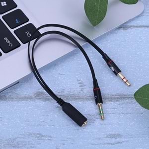 Kulaklık Mikrofon Çevirici Ayırıcı Switch Splitter 3.5mm 4457