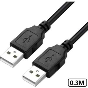 Usb Uzatma Kablosu 0.3 Metre Uzatıcı İki Ucu Erkek Erkek 30cm 5246